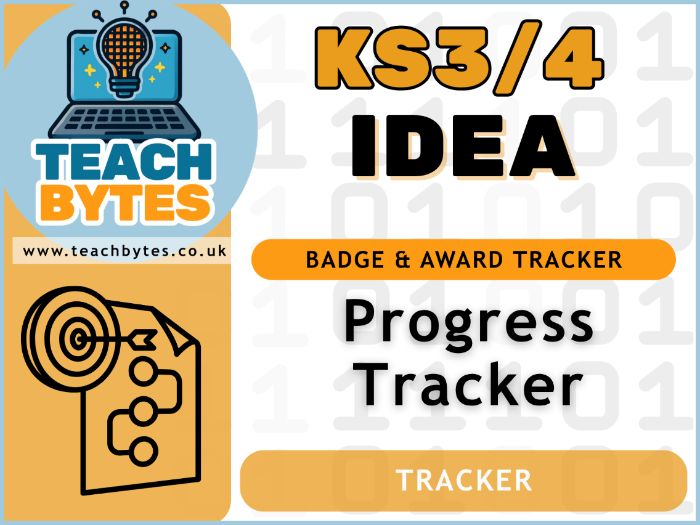 KS3 iDEA Award Progress Tracker
