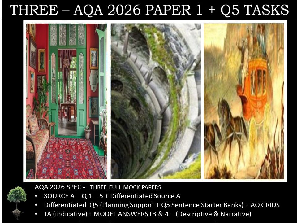 THREE - PAPER 1 | 2026 FULL MOCKS | Q5 TASKS