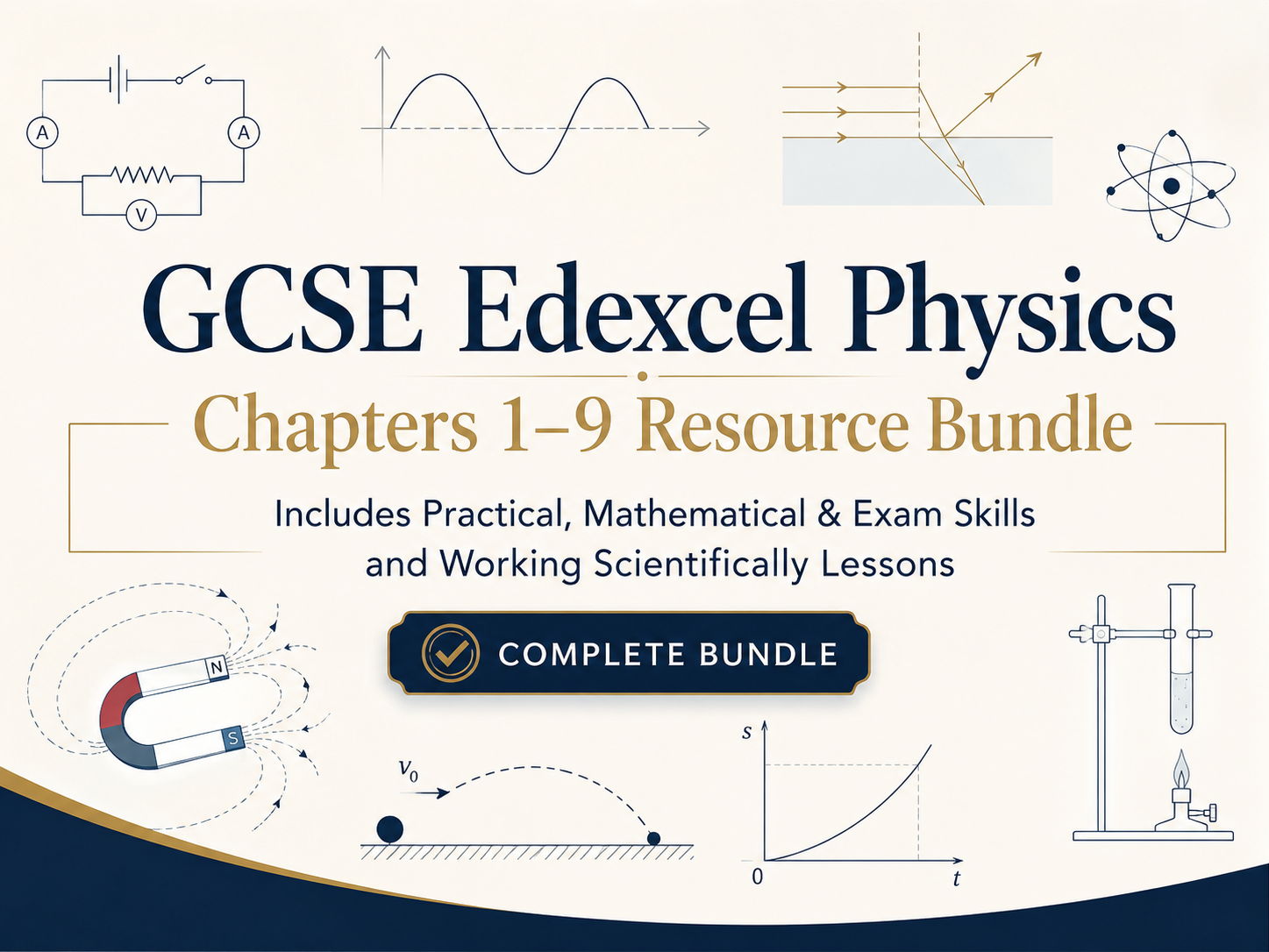Full Pearson Edexcel Physics GCSE Resource Bundle | Chapters 1–9