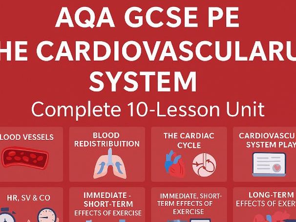 AQA GCSE PE Paper 1 – The CV System 10-Lesson Unit