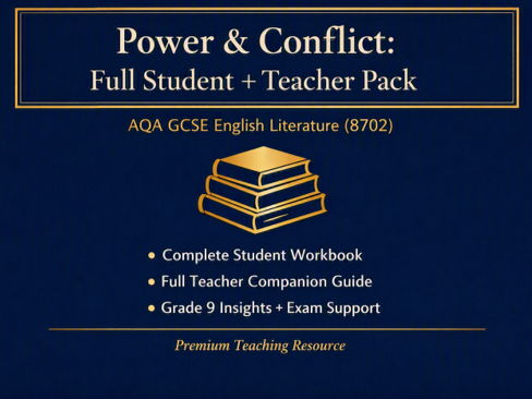 Power & Conflict: Full Student + Teacher Pack