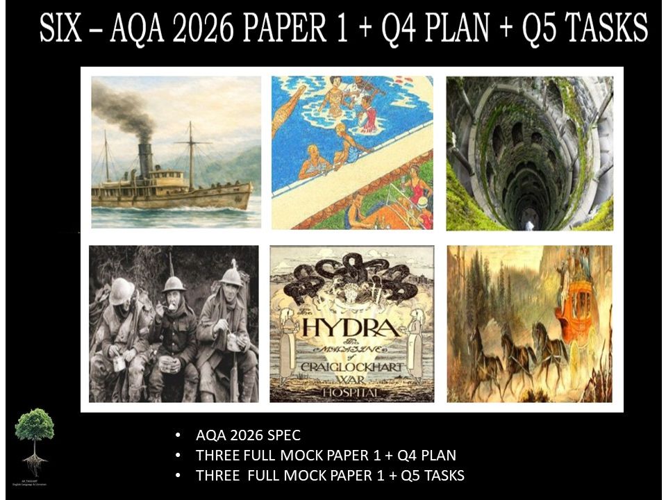 SIX - PAPER 1 | 2026 FULL MOCKS | + Q4 PLAN | + Q5 TASKS