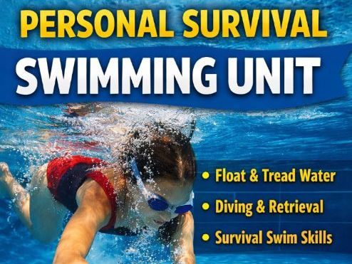 Personal Survival Swimming Unit (4 Lessons) | Grab & Teach PE