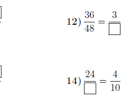 simplifying fractions missing numbers worksheets with answers teaching resources