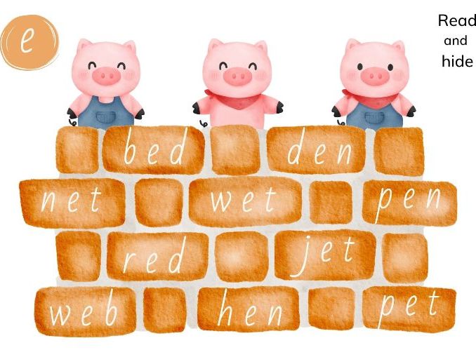 Read & Cover CVC Words – Phonics Activity