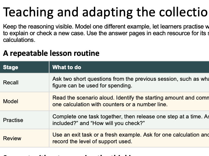 FREE Money Skills Teacher Guide | Budgeting & Financial Literacy | KS3 KS4 SEND