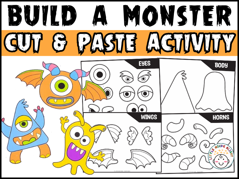 Build a Monster Craft | Cut & Paste Activity