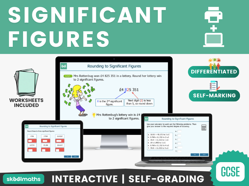 Rounding to Significant Figures GCSE Interactive Maths Lesson