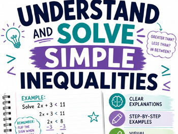 Understand and solve inequalities Full lesson