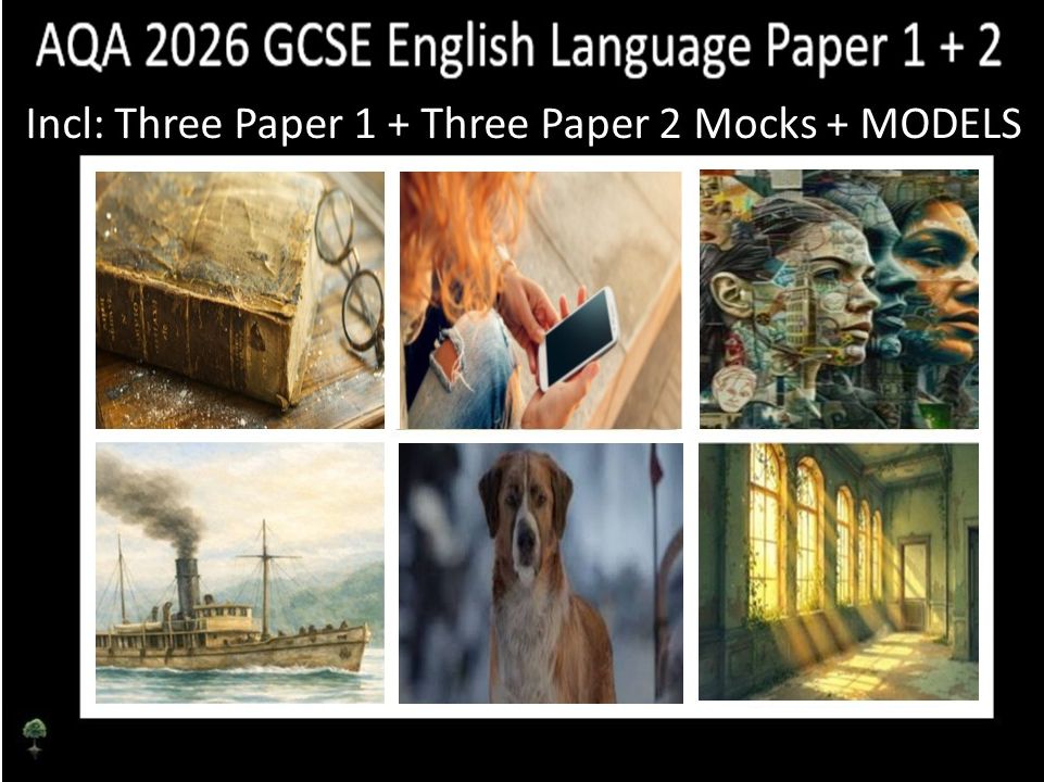 Six AQA 2026 GCSE English Language Paper 1 & 2 Mocks | Models
