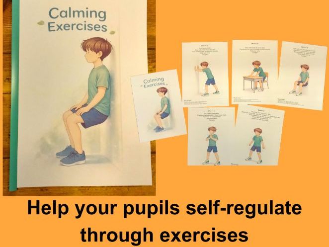 Self Regulation Calm Corner Calming Exercises Posters Booklet