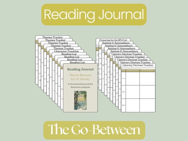 The Go-Between by L. P. Hartley – Complete Reading Journal & Student Workbook