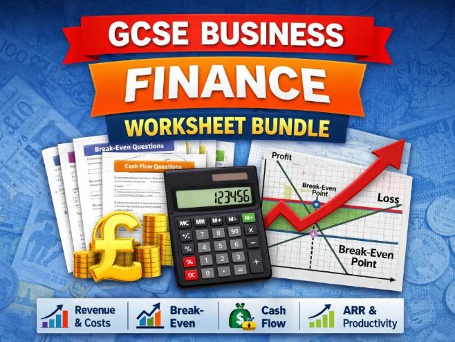 GCSE Business Finance Calculations Workbook & Answers
