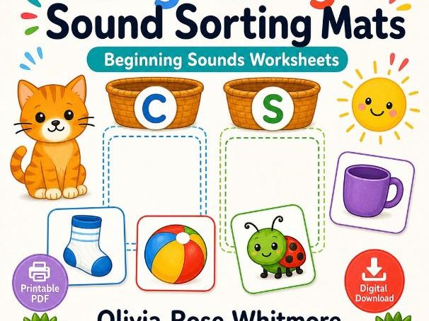 Beginning Sound Sorting Mats