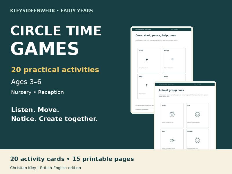 Circle Time Games: 20 Inclusive Early Years Activities