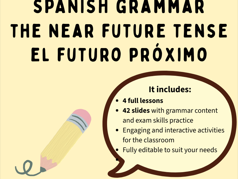 Near future tense - el futuro cercano Spanish