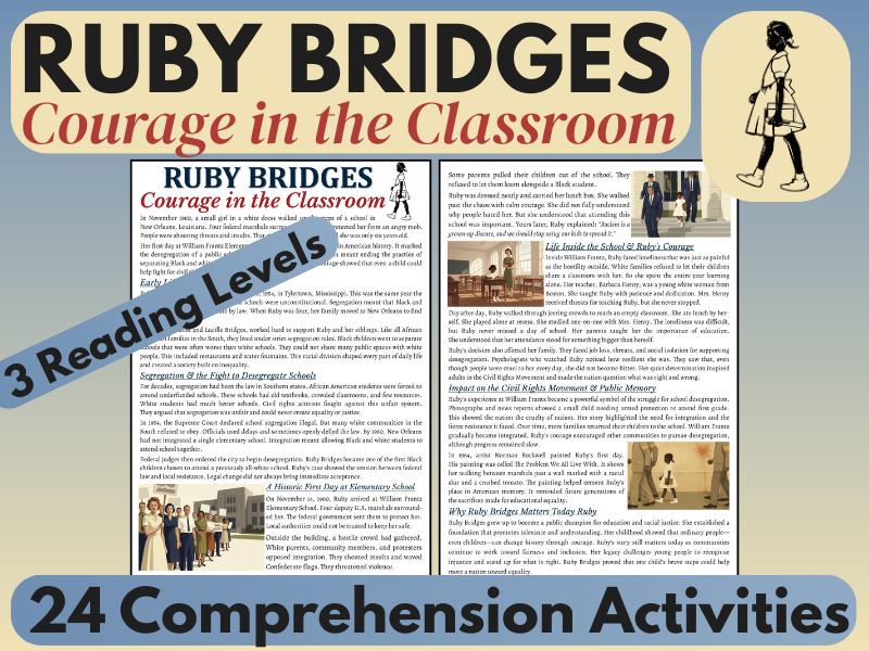 Ruby Bridges Reading Comprehension