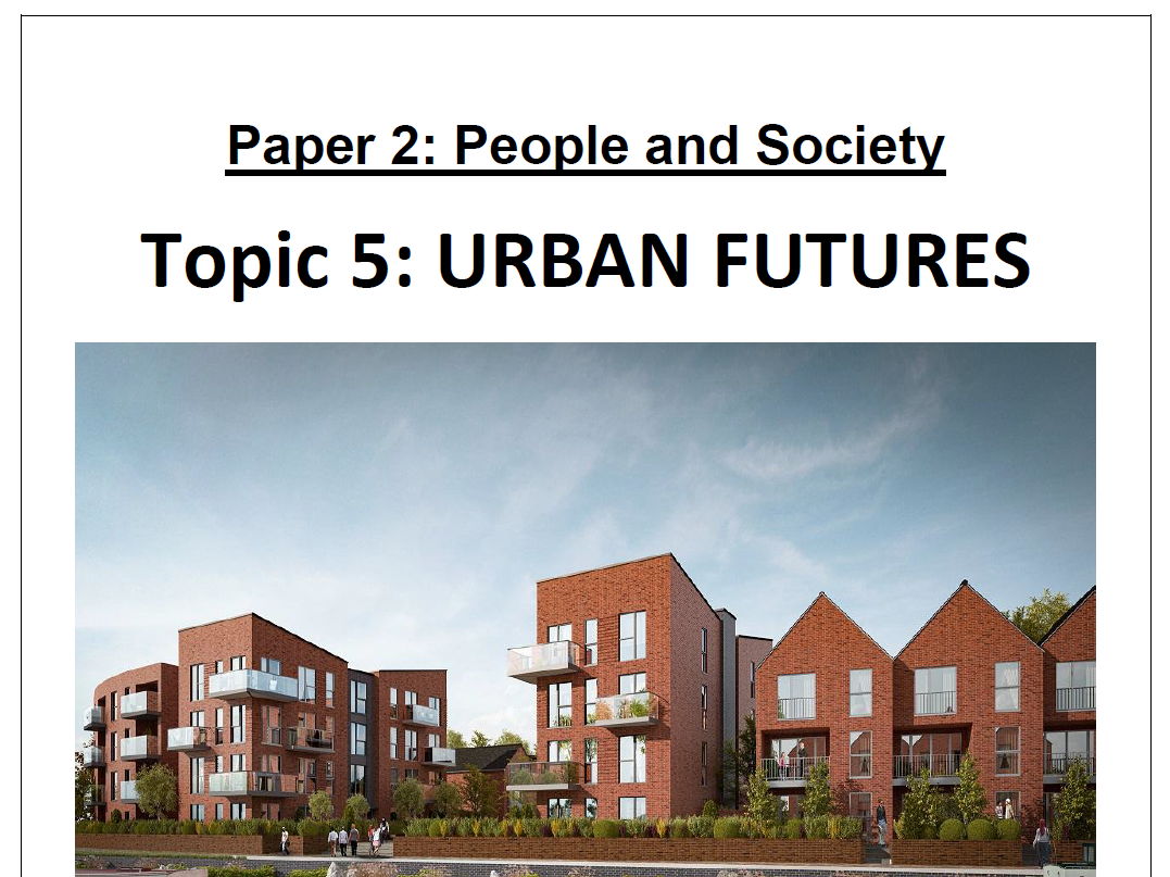 Urban Futures FULL TOPIC BUNDLE!