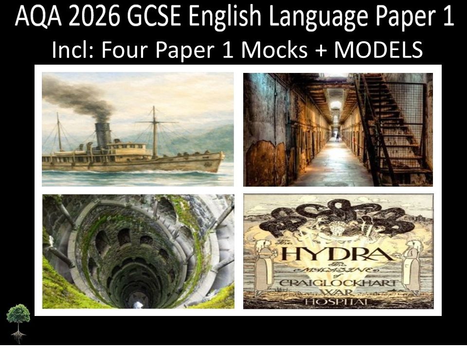 Four AQA 2026 GCSE English Language Paper 1 Mocks | Model