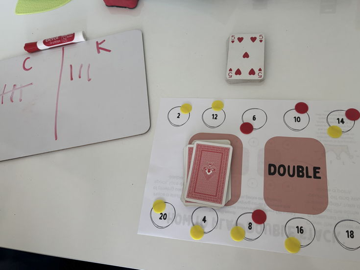 Stack attack: Doubles game