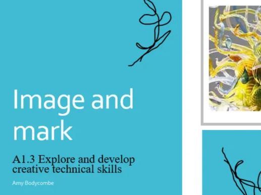 KS5 - BTEC Art and Design - Exploring line through the work of Dale Chihulay