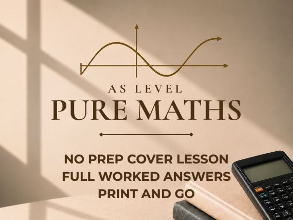 KS5 / AS Level Pure Maths Cover Lesson: Area of Oblique Triangles (No Prep)