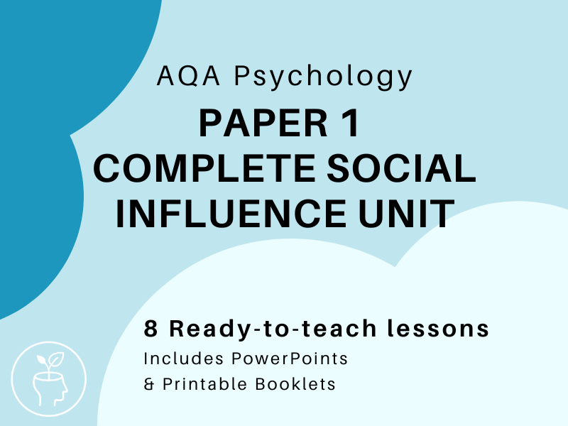 AQA A-Level Psychology: Full Social Influence Topic [2025 Specification]