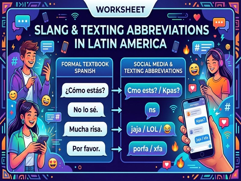 Slang & Texting Abbreviations in Latin America