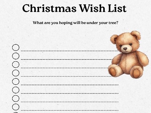 Christmas Wish list