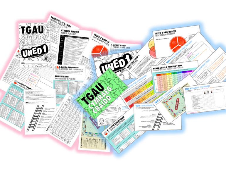 TGAU Cymraeg Craidd Uned 1 - Llyfryn a PowerPoint/GCSE Core Welsh Unit 1 - Booklet and PowerPoint