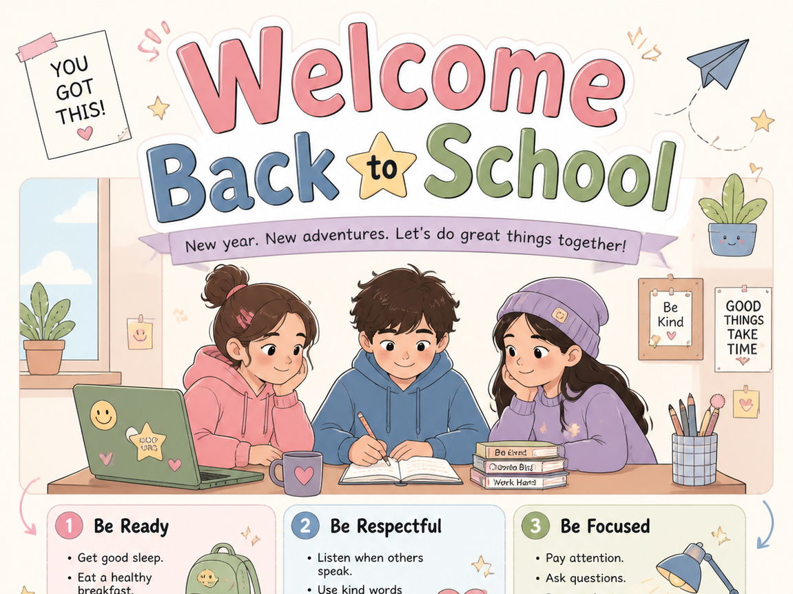 Back to School Educational Posters I Pack 01