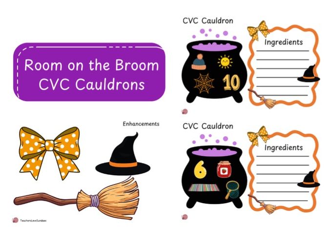 Room on the Broom CVC Cauldrons