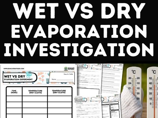 Evaporation and Cooling Outdoor Science Investigation – Hands-On States of Matter Lesson (Ages 7–12)