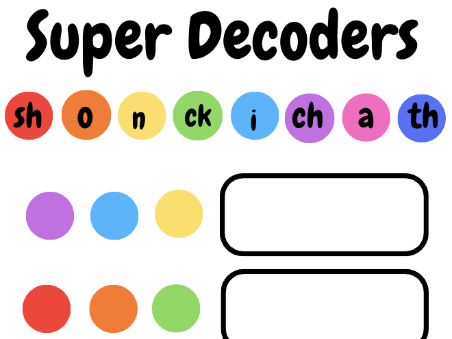 Super Decoders Phonics Activity
