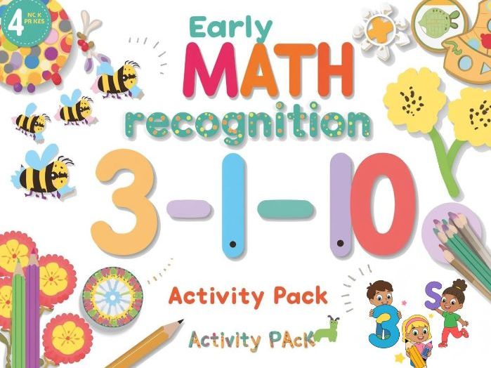 Early Math & Number Recognition Activity Pack
