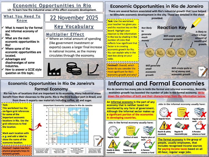 The Urban World: Economic Opportunities in Rio de Janeiro
