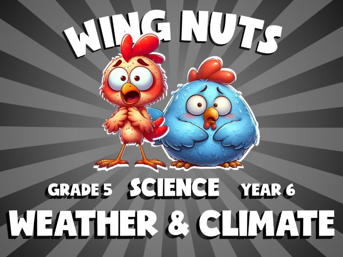 Weather & Climate WING NUTS Science Game | No-Prep Year 6 Review Activity