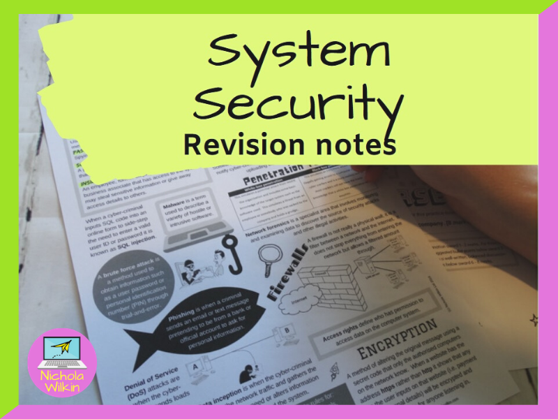 System Security Revision Knowledge Organiser