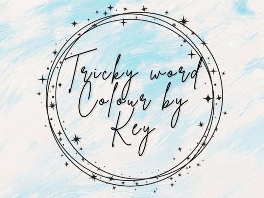 Tricky Word - Colour by Number (Phase 2 and 3)