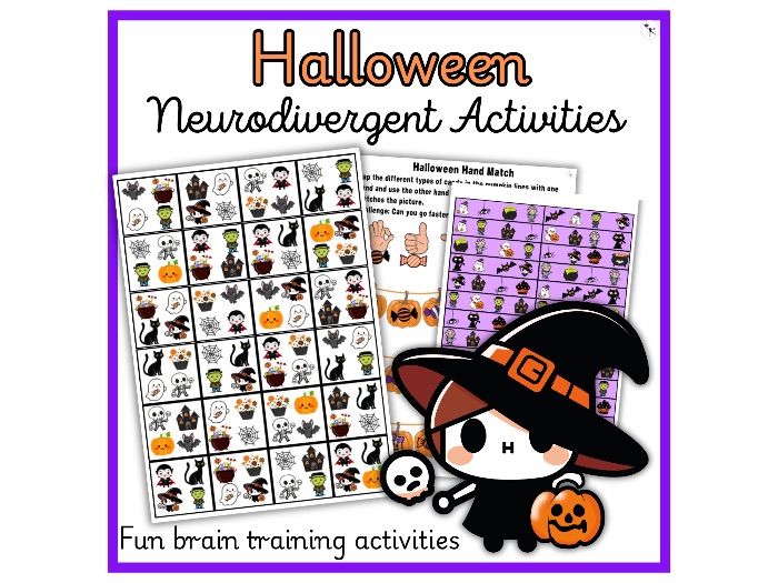 Halloween Activities for Neurodivergent Kids | Fun Brain-Boosting Learning Pack