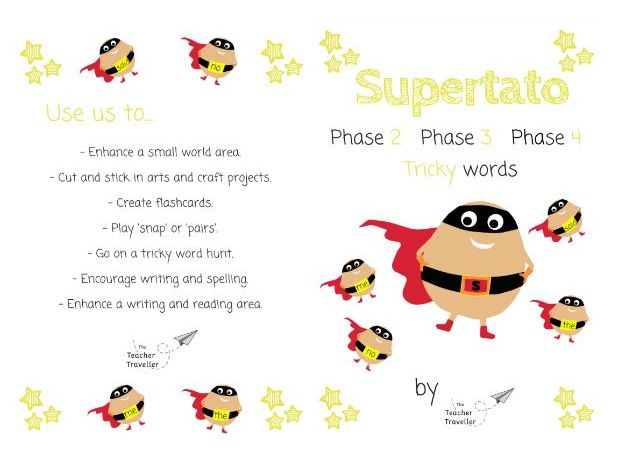 Supertato Tricky Words/Sight Words (Phase 2, Phase 3 and Phase 4)