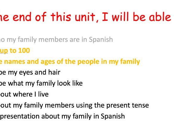 KS3 Spanish Family L3 Los números (PPT)