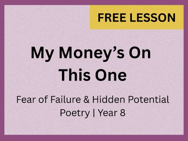 Poetry Lesson: Imagery & Symbolism | Fear of Failure | Year 8 (KS3)
