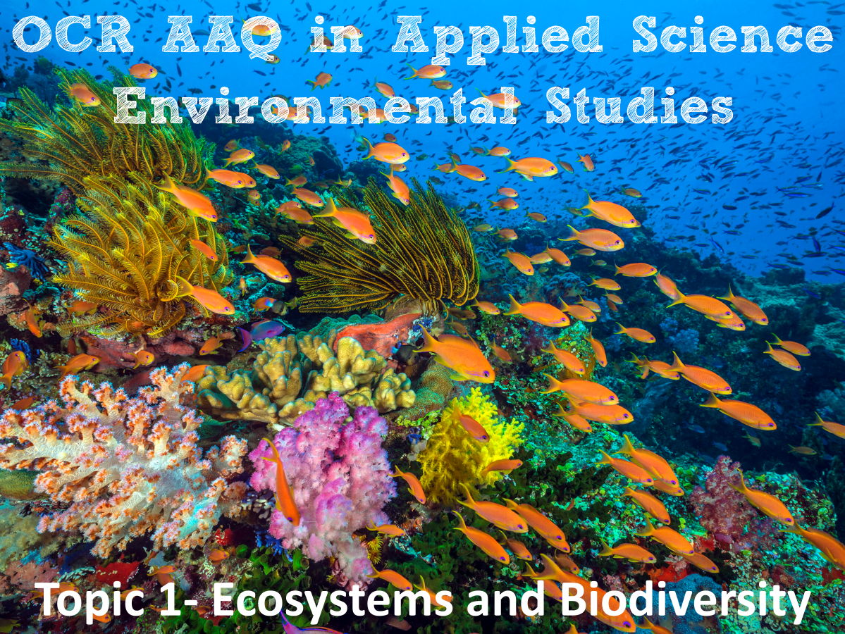 OCR AAQ in Applied Science- Environmental Studies: Ecosystems and Biodiversity