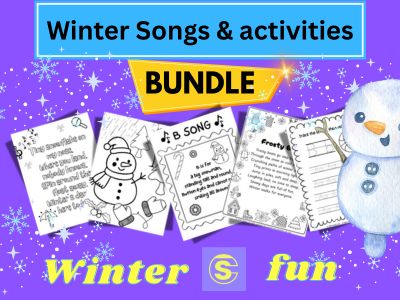 Save with Winter Songs Activities Bundle