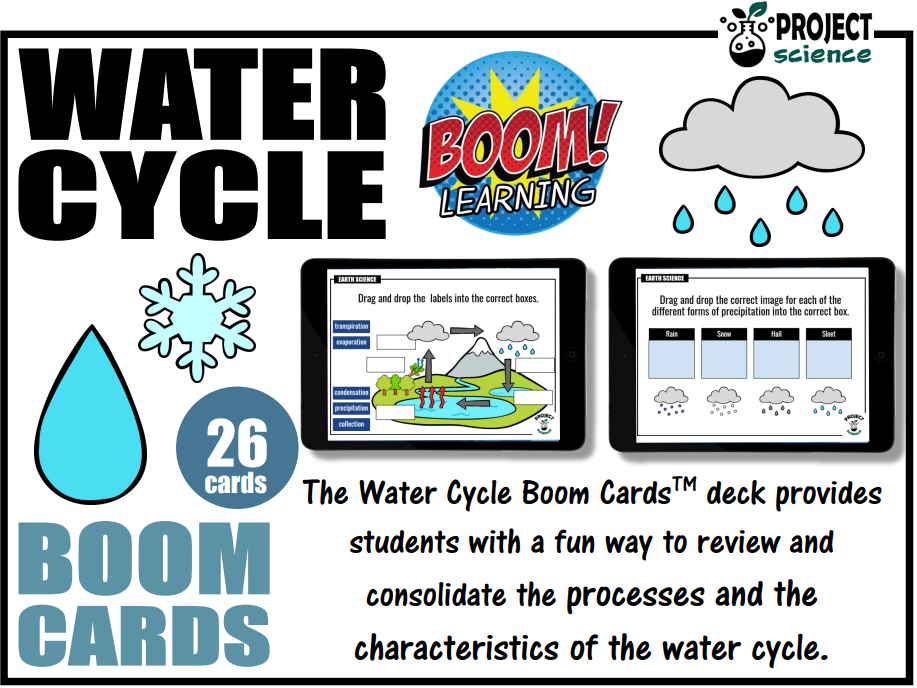 Water Cycle Boom Cards™ - Distance Learning