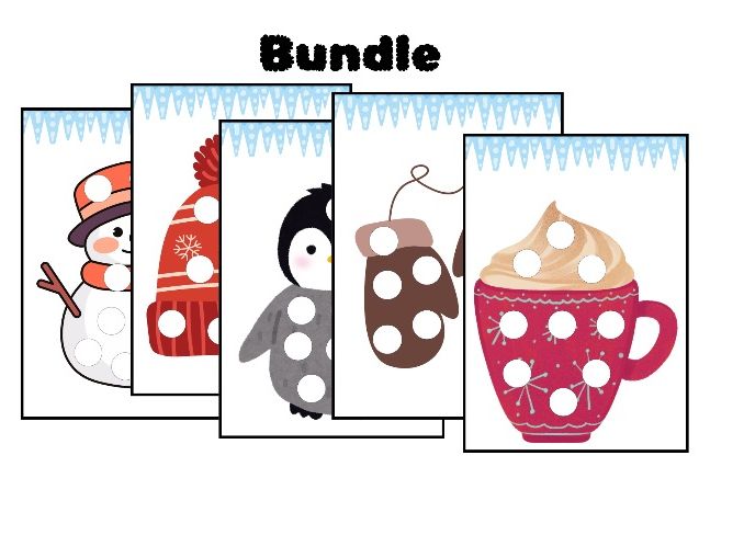 Winter Fine Motor Skills bundle