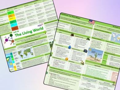 Knowledge Organiser: The Living World 1b AQA