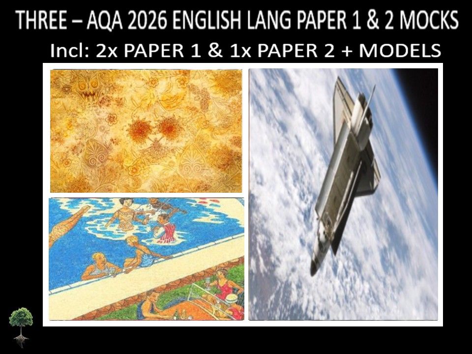 THREE - AQA PAPER 1 & 2 | 2026 FULL MOCKS | MODELS
