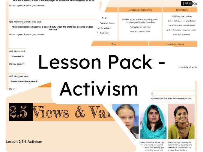 2.5.4 Activism Lesson Plan